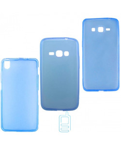 Чохол силіконовий кольоровий Meizu MX4 синій