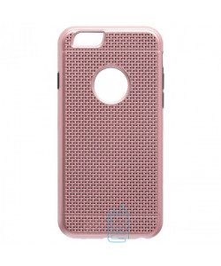 Чохол-накладка GINZZU Carbon X1 Apple iPhone 6, 6S рожевий