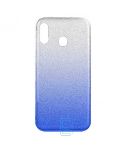 Чехол силиконовый Shine Samsung A20 2019 A205, A30 2019 A305 градиент синий