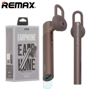 Bluetooth гарнитура Remax RB-T17 коричневая