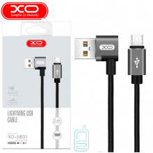 USB кабель XO NB31 micro USB 1m черный