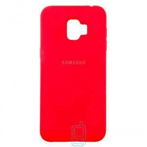 Чехол Silicone Case Full Samsung J2 2018 J250, J2 Pro 2018  красный