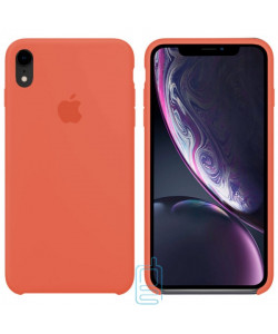 Чохол Silicone Case Apple iPhone XR помаранчевий 49