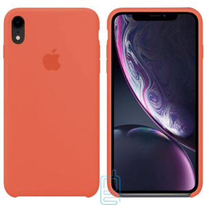 Чехол Silicone Case Apple iPhone XR оранжевый 49