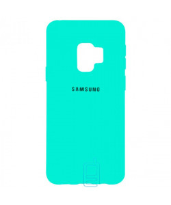 Чехол Silicone Case Full Samsung S9 G960 бирюзовый