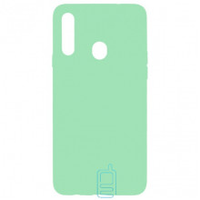 Чехол Silicone Cover Full Samsung A20s 2019 A207 салатовый