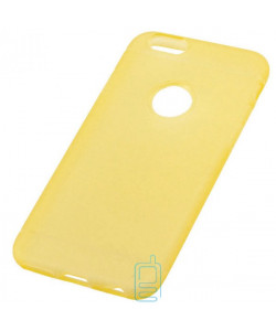 Чохол силіконовий Apple iPhone 6 матовий жовтий