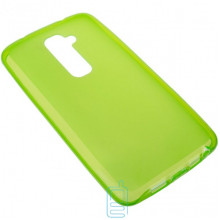 Чохол силіконовий кольоровий LG G2 зелений
