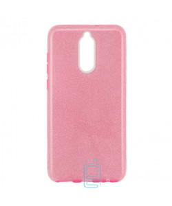 Чохол силіконовий Shine Huawei Mate 10 Lite рожевий