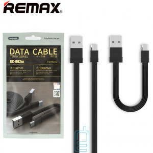 USB кабель Remax RC-062m micro USB 1m чорний