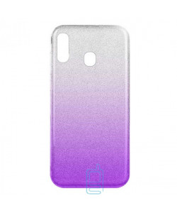 Чехол силиконовый Shine Samsung A20 2019 A205, A30 2019 A305 градиент фиолетовый
