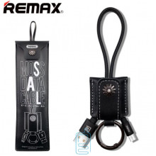 USB кабель Remax RC-079m micro USB 0.3m чорний
