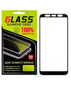 Защитное стекло Full Glue Samsung J4 Plus 2018 J415 black Glass