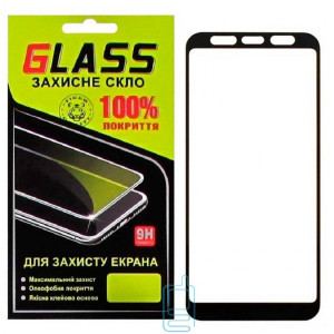 Защитное стекло Full Glue Samsung J4 Plus 2018 J415 black Glass
