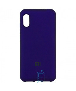 Чехол Silicone Case Full Xiaomi Mi 8 Pro фиолетовый