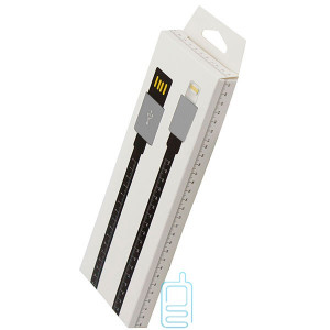 USB кабель iPhone 5S лінійка 1m чорний