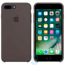 Чехол Silicone Case Apple iPhone 7 Plus, 8 Plus темно-коричневый 22