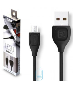 Micro USB кабель Remax lesu RC-050m 1m черный