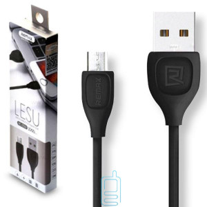 Micro USB кабель Remax lesu RC-050m 1m чорний