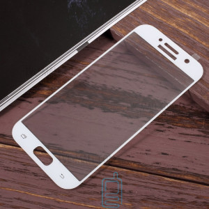Защитное стекло Full Screen Samsung A5 2017 A520 white тех.пакет