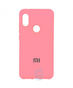 Чехол Silicone Case Full Xiaomi Mi6X, Mi A2 розовый