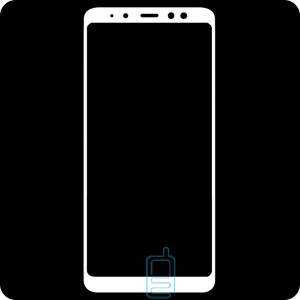 Защитное стекло Full Screen Samsung A8 2018 A530 white тех.пакет