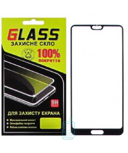 Захисне скло Full Glue Huawei P20 Pro black Glass