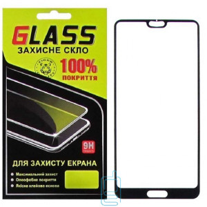 Захисне скло Full Glue Huawei P20 Pro black Glass