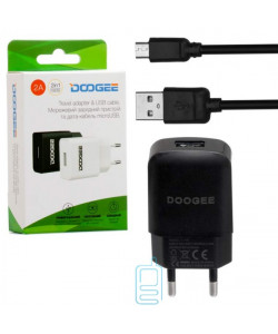 Мережевий зарядний пристрій Doogee YJ-06 1USB 2.0A micro-USB black