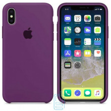 Чехол Silicone Case Apple iPhone XS Max фиолетовый 34