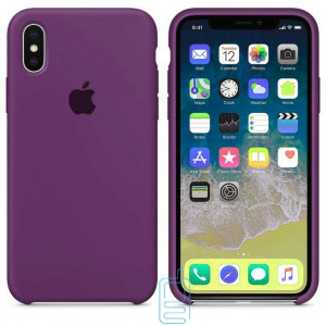 Чохол Silicone Case Apple iPhone X, XS фіолетовий 34