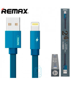 USB кабель Remax RC-094i Kerolla Lightning 1m синій