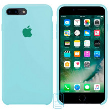 Чехол Silicone Case Apple iPhone 7 Plus, 8 Plus светло-бирюзовый 17