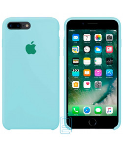 Чехол Silicone Case Apple iPhone 7 Plus, 8 Plus светло-бирюзовый 17