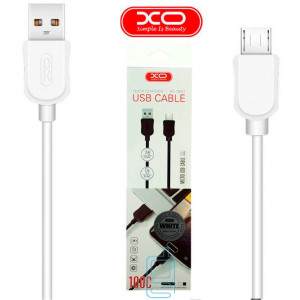 USB кабель XO NB41 micro USB 1m белый