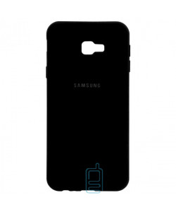 Чехол Silicone Case Full Samsung J4 Plus 2018 J415 черный
