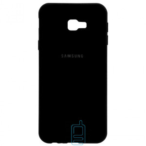 Чехол Silicone Case Full Samsung J4 Plus 2018 J415 черный