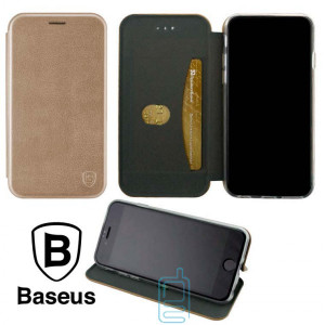 Чехол-книжка Baseus Premium Edge Samsung A10e 2019 A102 розово-золотистый
