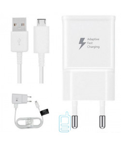 Мережевий зарядний пристрій EP-TA800 Fast Charge 2in1 12V-1.24A 9V-1.67A 5V-2A micro-USB white (пластик)
