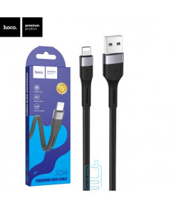 USB кабель Hoco X34 "Surpass" Apple Lightning 1m чорний