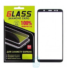 Защитное стекло Full Glue Samsung J8 2018 J810 black Glass