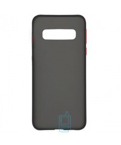 Чохол Goospery Case Samsung S10 Plus G975 чорно-червоний
