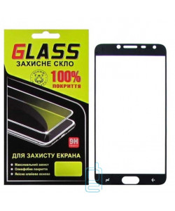 Защитное стекло Full Glue Samsung J4 2018 J400 black Glass