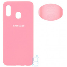 Чохол Silicone Cover Full Samsung A20 2019 A205, A30 2019 A305 рожевий