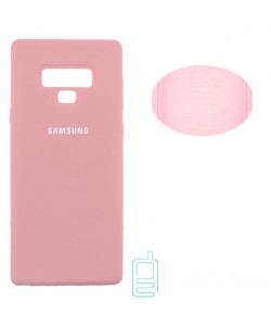 Чехол Silicone Cover Full Samsung Note 9 N960 розовый