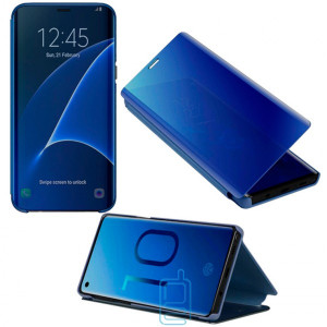 Чехол-книжка CLEAR VIEW Samsung A8 Plus 2018 A730 синий