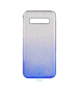 Чехол силиконовый Shine Samsung S10 G973 градиент синий