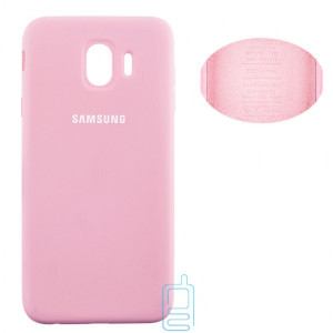 Чехол Silicone Cover Full Samsung J4 2018 J400 розовый