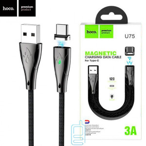 USB Кабель Hoco U75 ″Blaze magnetic″ Type-C 1.2М черный