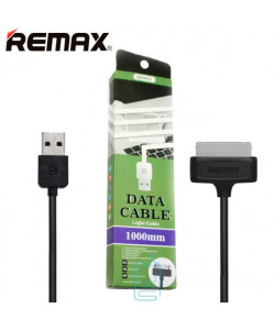 USB кабель Remax Light speed RC-06i4 Apple 30pin 1m черный
